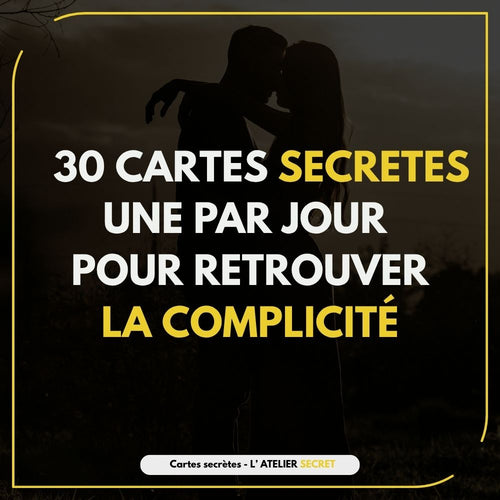 Couple enlacé au coucher du soleil – retrouver la complicité dans son couple avec L’Atelier Secret