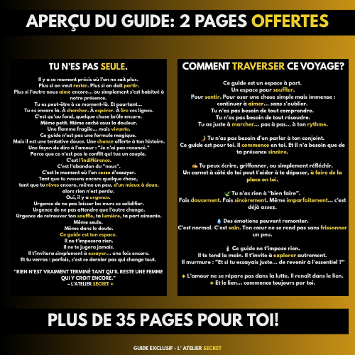 Plan Secret – 7 jours pour sauver ton couple | Guide digital PDF instantané